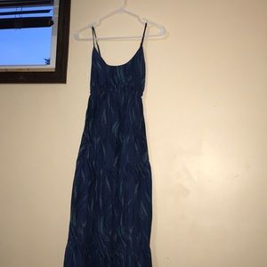 Women’s Postella Blue Printed Maxi Dress